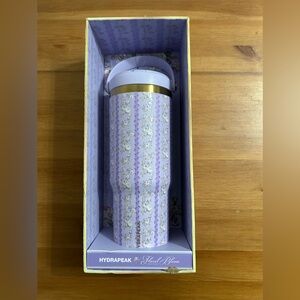 Hydrapeak 32oz STAINLESS STEEL INSULATED BOTTLE in purple floral bloom